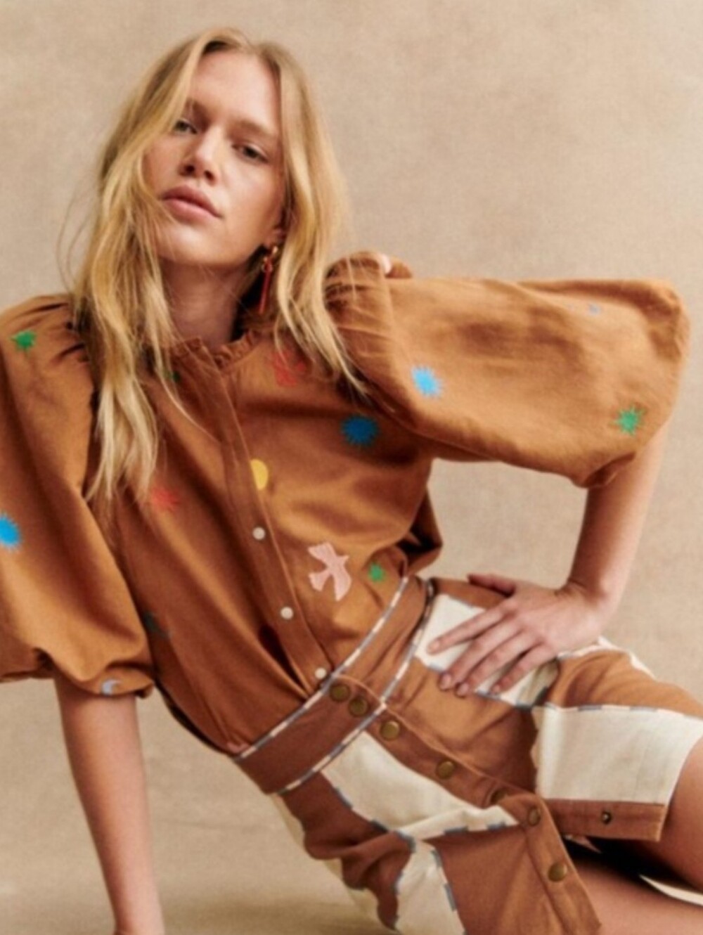 ISO! In Search Of Sezane x Pangea Anton blouse